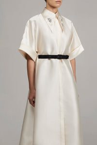 HerTrove-Button-down shirt dress