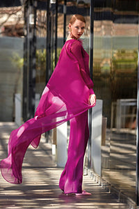HerTrove - Cape style top with pants