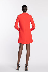 HerTrove-Short crepe jacket style dress