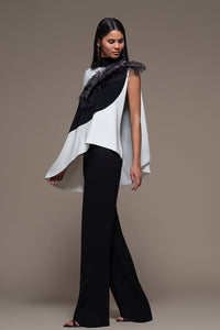 Asymmetric Top With Pants - HerTrove