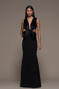 Sleeveless Bow Waist Dress - HerTrove