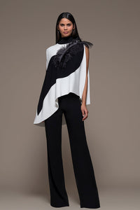 Asymmetric Top With Pants - HerTrove