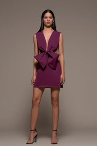 Bow Bodice Short Dress - HerTrove