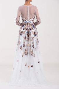 Her Trove - Chromatic beaded tulle dress