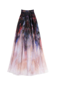 Her Trove - Shirt with printed jacket and skirt set