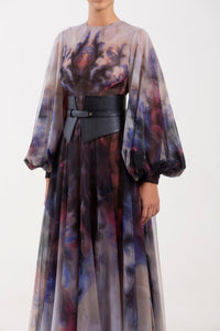 HerTrove - Long sleeves printed dress