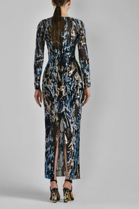 Her Trove - Fitted tulle dress with half jacket