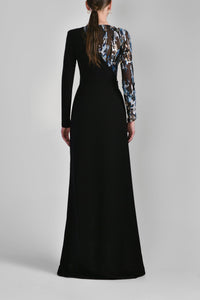 Her Trove - Fitted tulle dress with half jacket