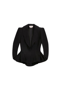 Her Trove - Crepe jacket paired with beaded tulle skirt