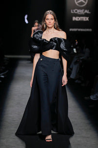 HerTrove-Crop top with trousers