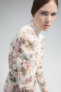 Victorian inspired floral dress - HerTrove