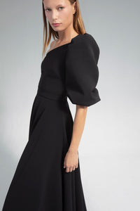 One sleeve A line dress - HerTrove