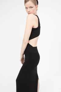 One sleeve high slit dress - HerTrove