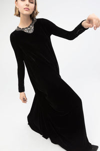 Open V-back oversized dress - HerTrove