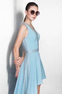 Her Trove - Jersey fabric high low dress