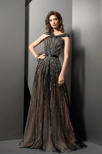 Her Trove - Fully beaded A line dress